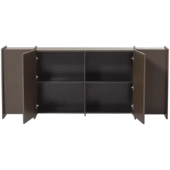 Brock dressoir 200 cm essen fineer middenbruin [fsc]