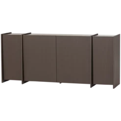 Brock dressoir 200 cm essen fineer middenbruin [fsc]