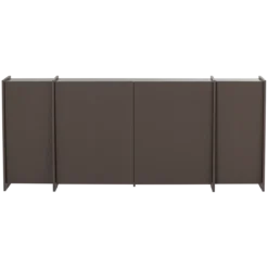 Brock dressoir 200 cm essen fineer middenbruin [fsc]