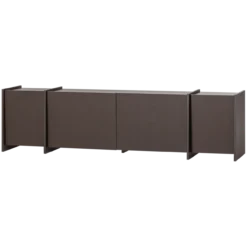 Brock tv meubel 200 cm essen fineer middenbruin [fsc]