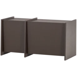 Brock tv meubel 102 cm essen fineer middenbruin [fsc]