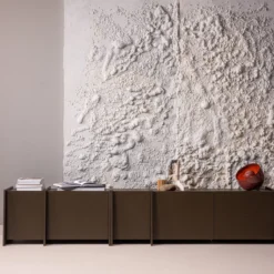 Brock tv meubel 102 cm essen fineer middenbruin [fsc]