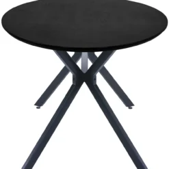 Bruno eettafel ovaal mdf zwart 220x100 cm