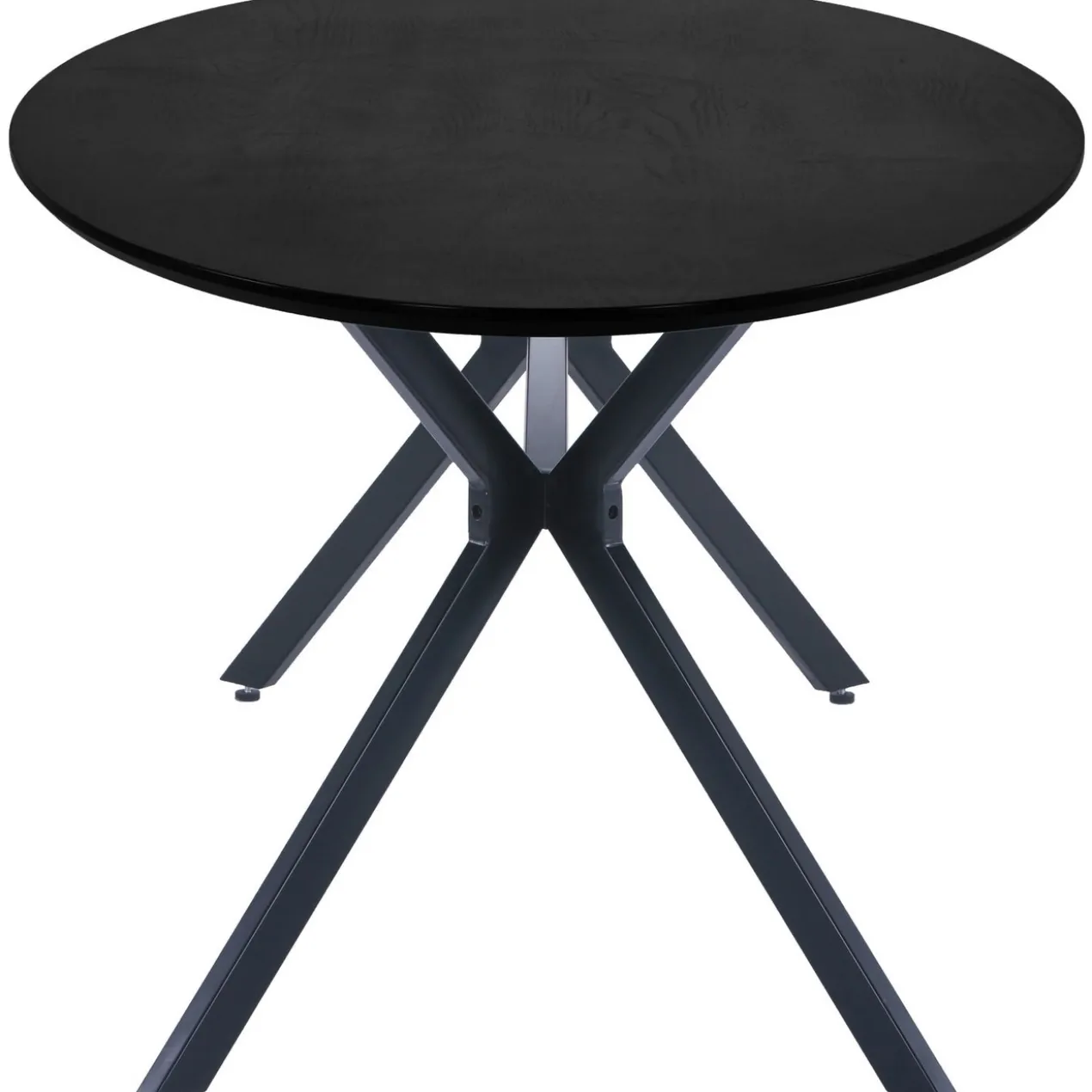 Bruno eettafel ovaal mdf zwart 220x100 cm