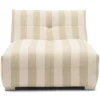 Buitendivan Flynn XL bold stripe beige