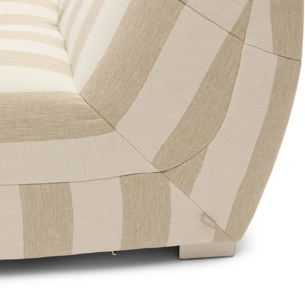 Buitendivan Flynn XL bold stripe beige