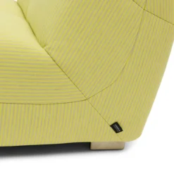 Buitendivan Flynn XL pinstripe geel