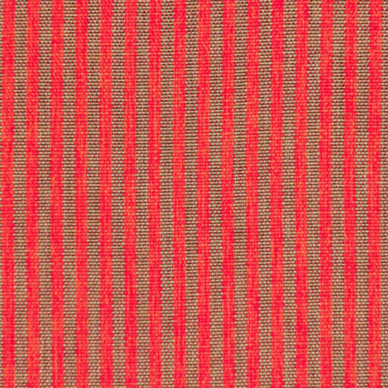 Buitenhocker Flynn pinstripe rood large
