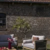 Buiten lounge stoel oasis