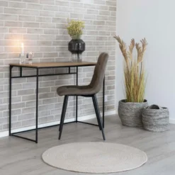 Buiten vloerkleed Macy - Gevlochten - Zand Zand