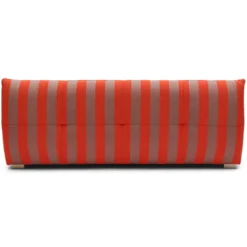 Buiten 3-zitsbank Flynn bold stripe rood