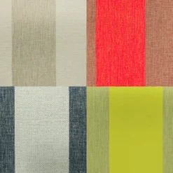 Buiten 2,5-zitsbank Flynn bold stripe geel