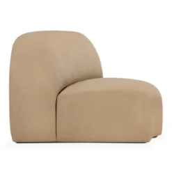 Bulky modulaire sofa - 45° hoekelement - light sepia