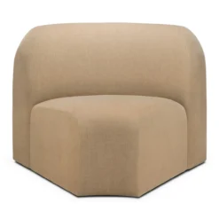 Bulky modulaire sofa - 45° hoekelement - light sepia