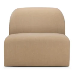 Bulky modulaire sofa - 1 seat - light sepia