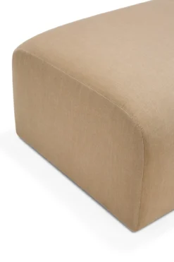 Bulky modulaire sofa - voetenbank - light sepia