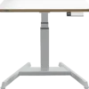 Bureau elektrisch Zit-Sta 80x60 cm wit