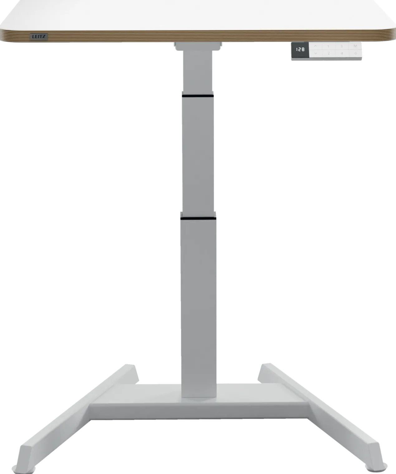 Bureau elektrisch Zit-Sta 80x60 cm wit
