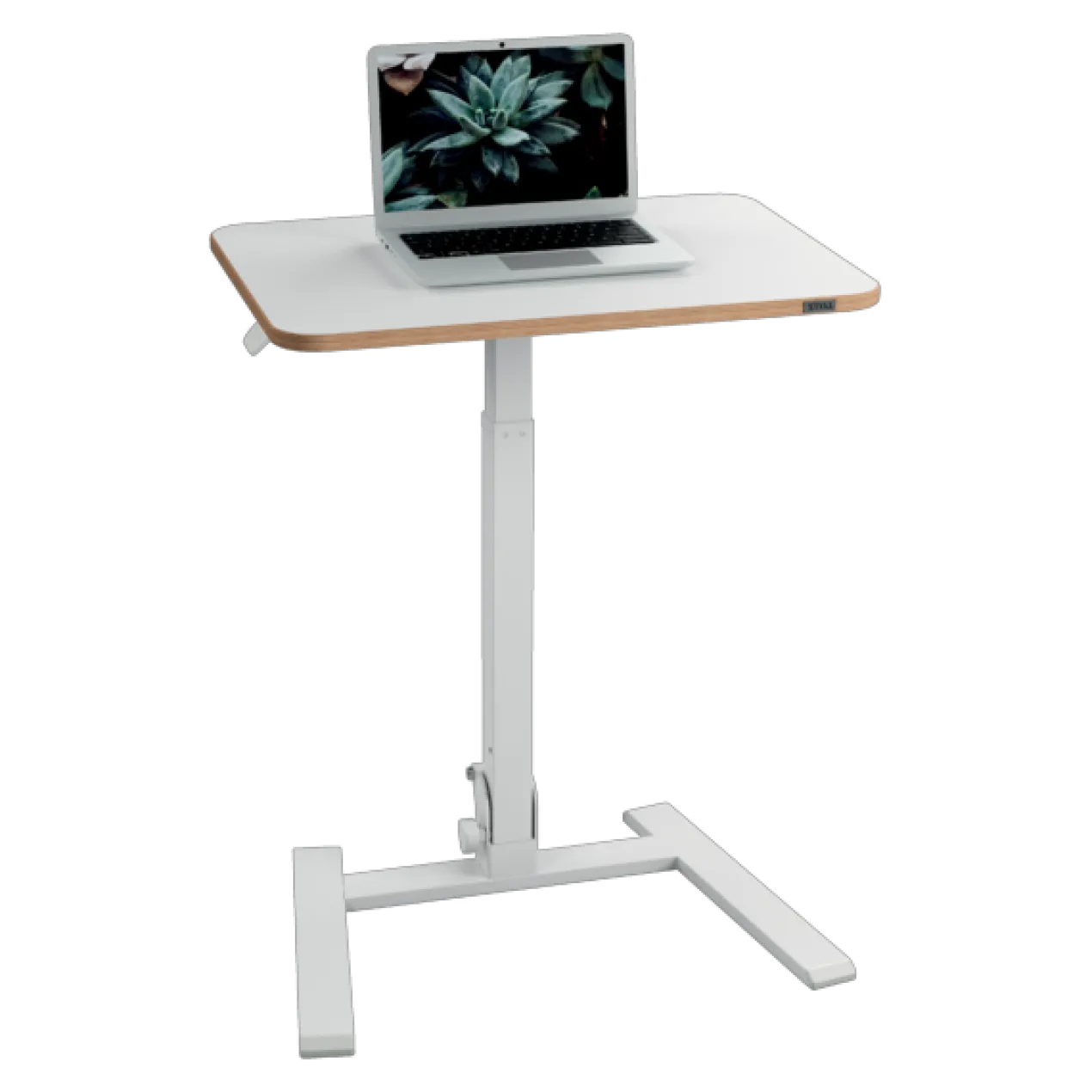 Bureau Ergo compact opvouwbaar zit-sta 65x48 cm wit