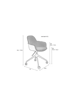 Bureau fauteuil albert kuip taupe
