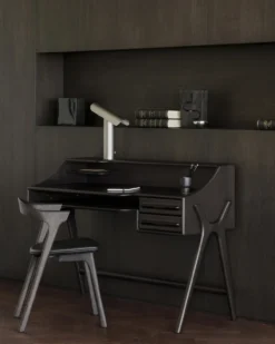 Bureau Flow mahonie rose brown