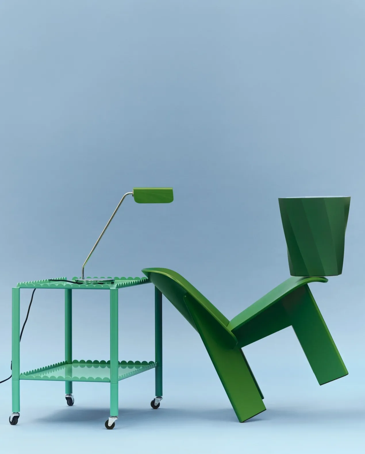 Bureaulamp Apex emerald green