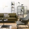 Bureaulamp Bolt 2 arms midnight klein grey