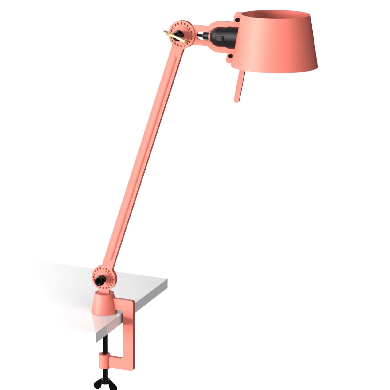 Bureaulamp Bolt met klem 1 arm daybreak rose
