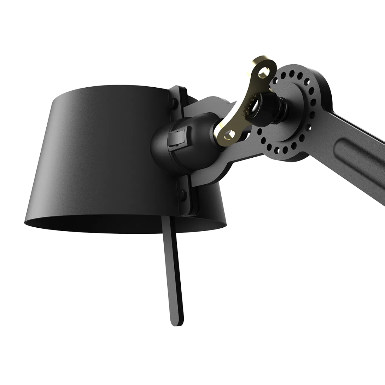 Bureaulamp Bolt met klem 1 arm midnight gray