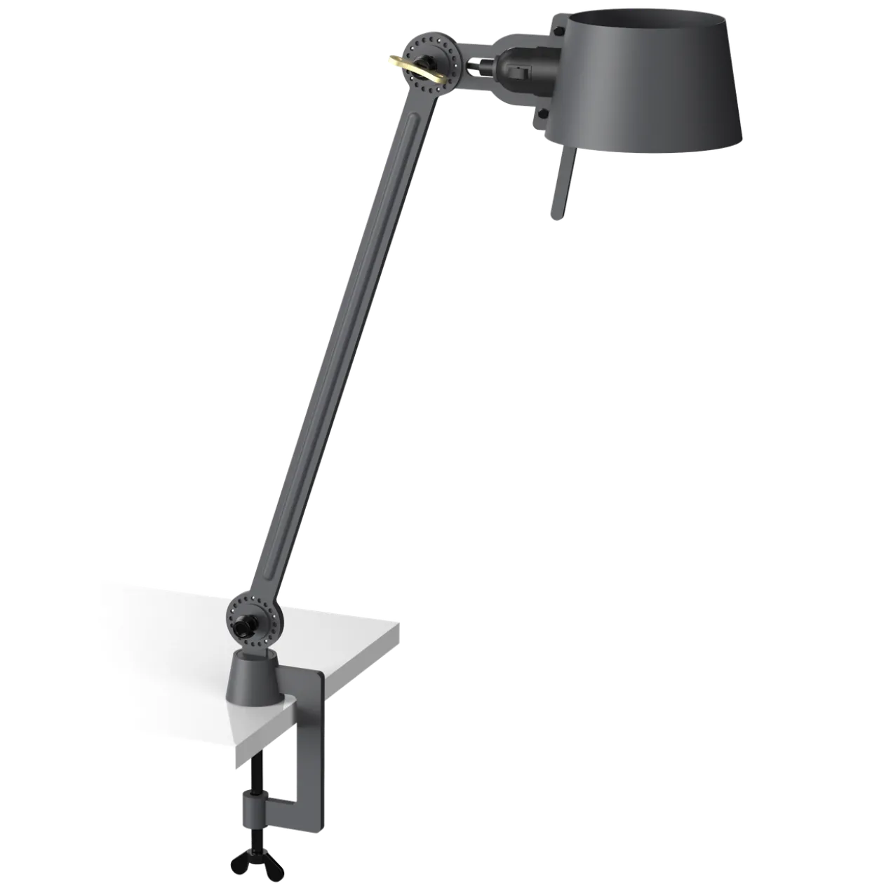Bureaulamp Bolt met klem 1 arm midnight gray