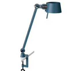 Bureaulamp Bolt met klem 1 arm thunder blue