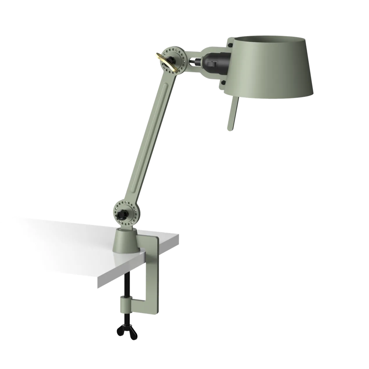 Bureaulamp Bolt met klem small 1 arm klein flux green