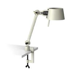 Bureaulamp Bolt met klem small 1 arm klein ash grey