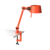 Bureaulamp Bolt met klem small 1 arm klein striking orange