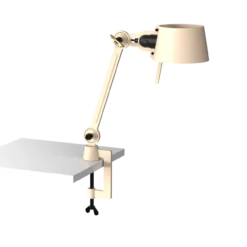 Bureaulamp Bolt met klem small 1 arm klein lightning white