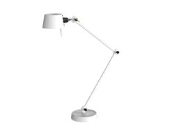 Bureaulamp Bolt met voet 2 armen pure white