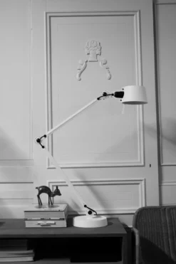 Bureaulamp Bolt met voet 2 armen midnight gray
