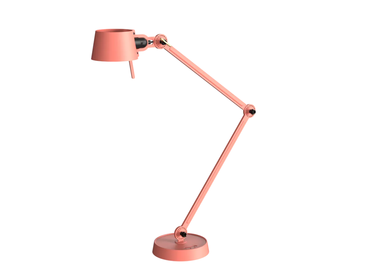 Bureaulamp Bolt met voet 2 armen daybreak rose