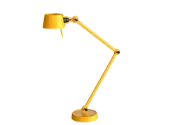 Bureaulamp Bolt met voet 2 armen sunny yellow