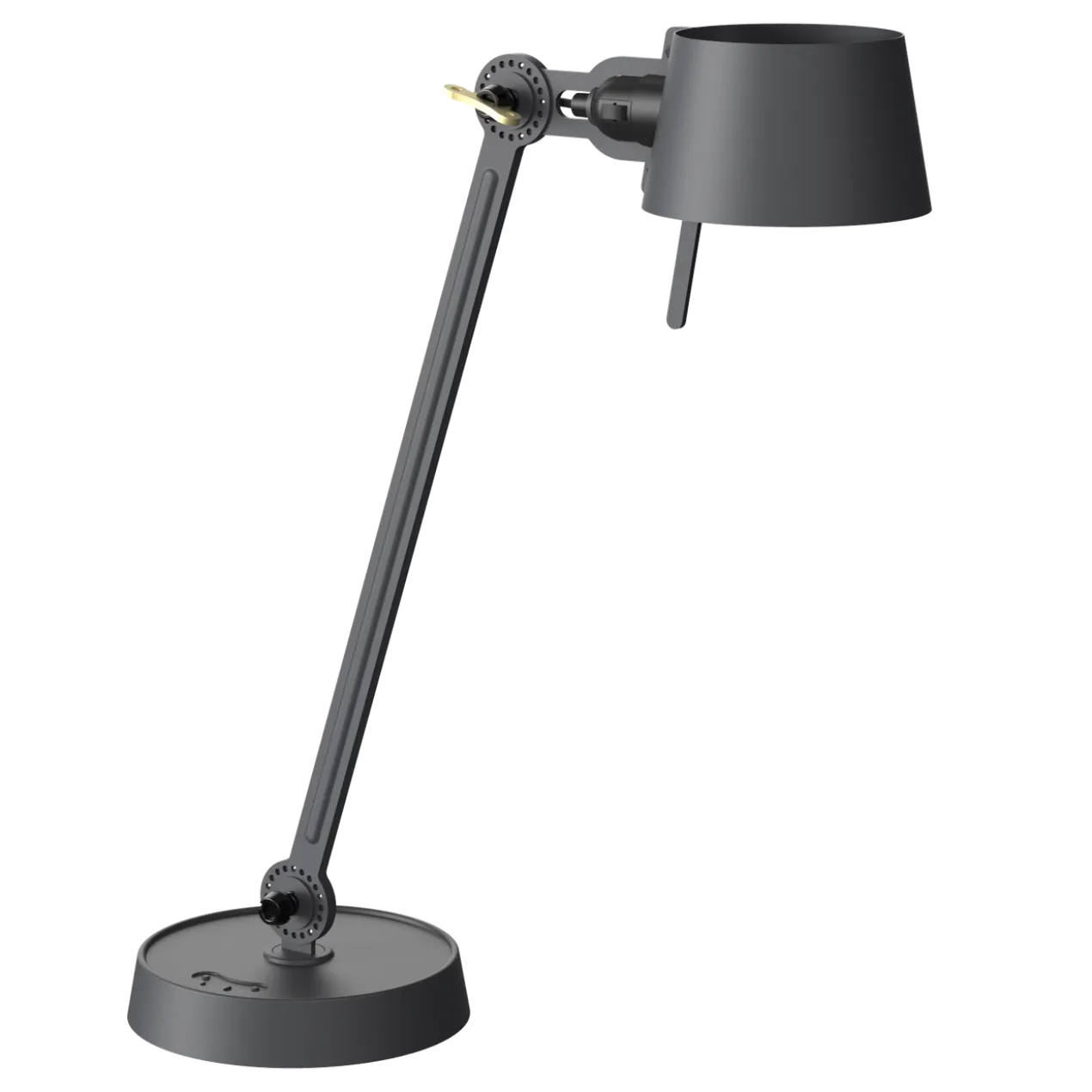 Bureaulamp Bolt met voet 1 arm midnight gray