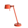 Bureaulamp Bolt met voet 1 arm striking orange
