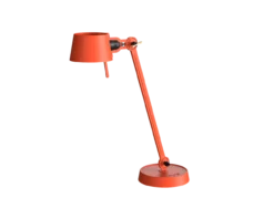 Bureaulamp Bolt met voet 1 arm striking orange