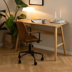 Bureau Lisanna naturel met lade 120x60 cm