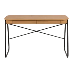 Bureau Steven - met 2 lades Naturel