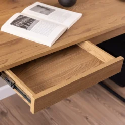 Bureau Steven - met 2 lades Naturel