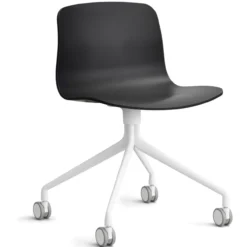 Bureaustoel AAC14 wit onderstel black