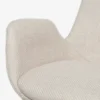 Bureaustoel Nout-Eef beige - zwart onderstel