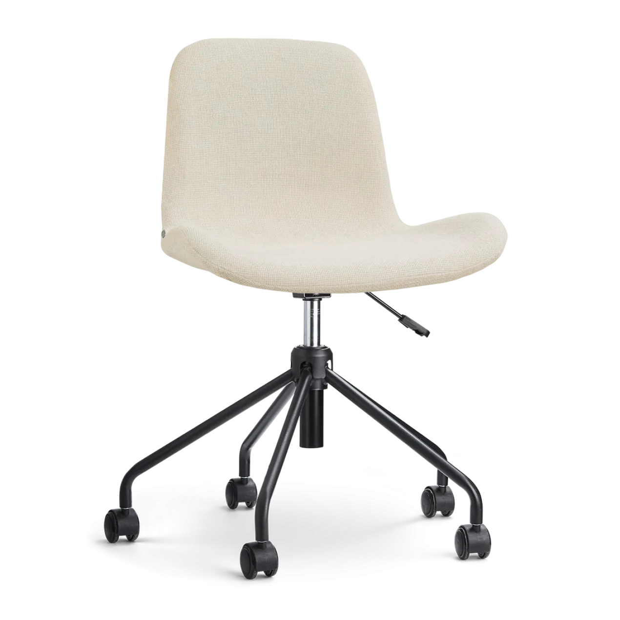 Bureaustoel Nout-Fé zwart onderstel cottonbeige