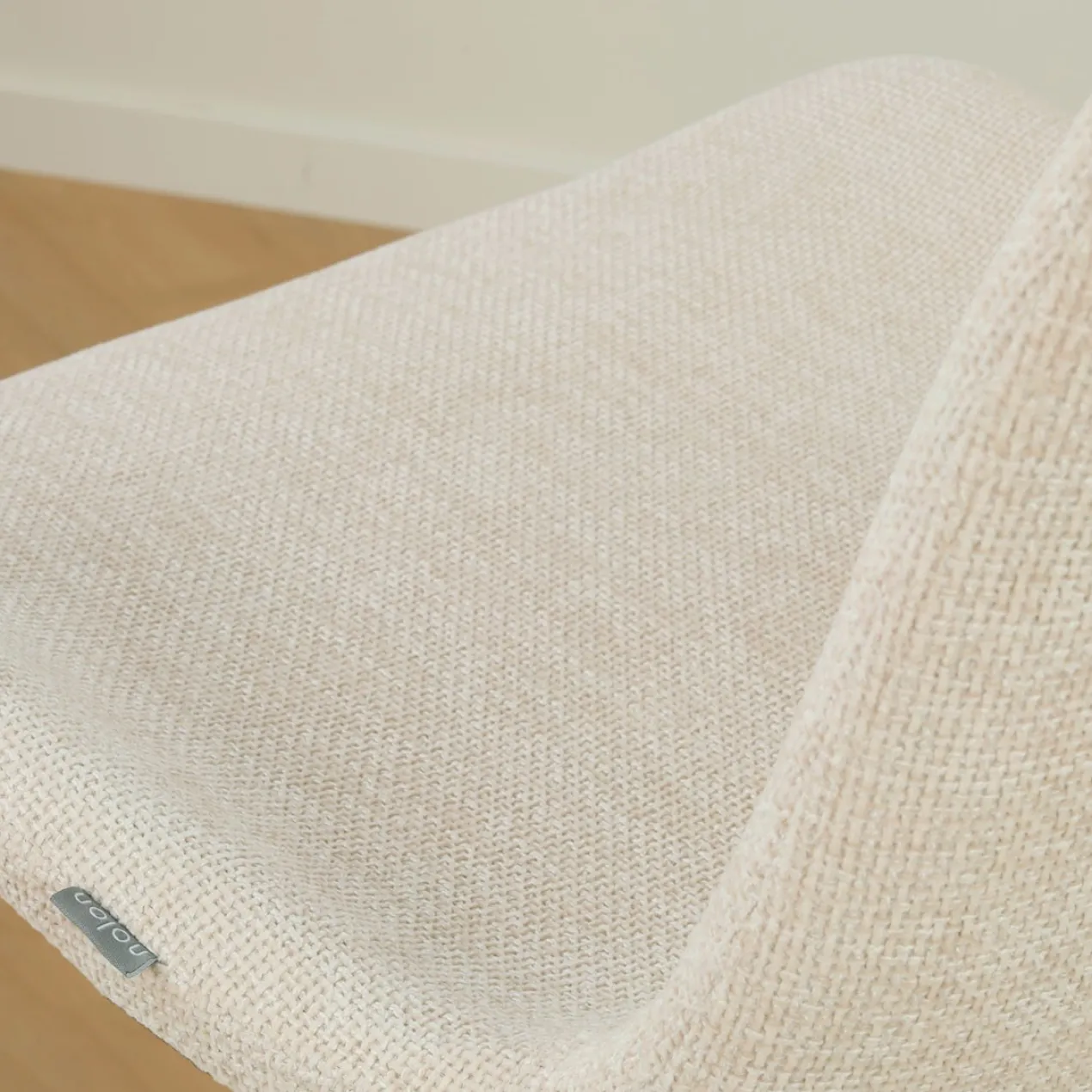 Bureaustoel Nout-Fé zwart onderstel cottonbeige