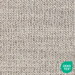 Bureaustoel Nout-Isa grijs beige gemêleerd - wit onderstel